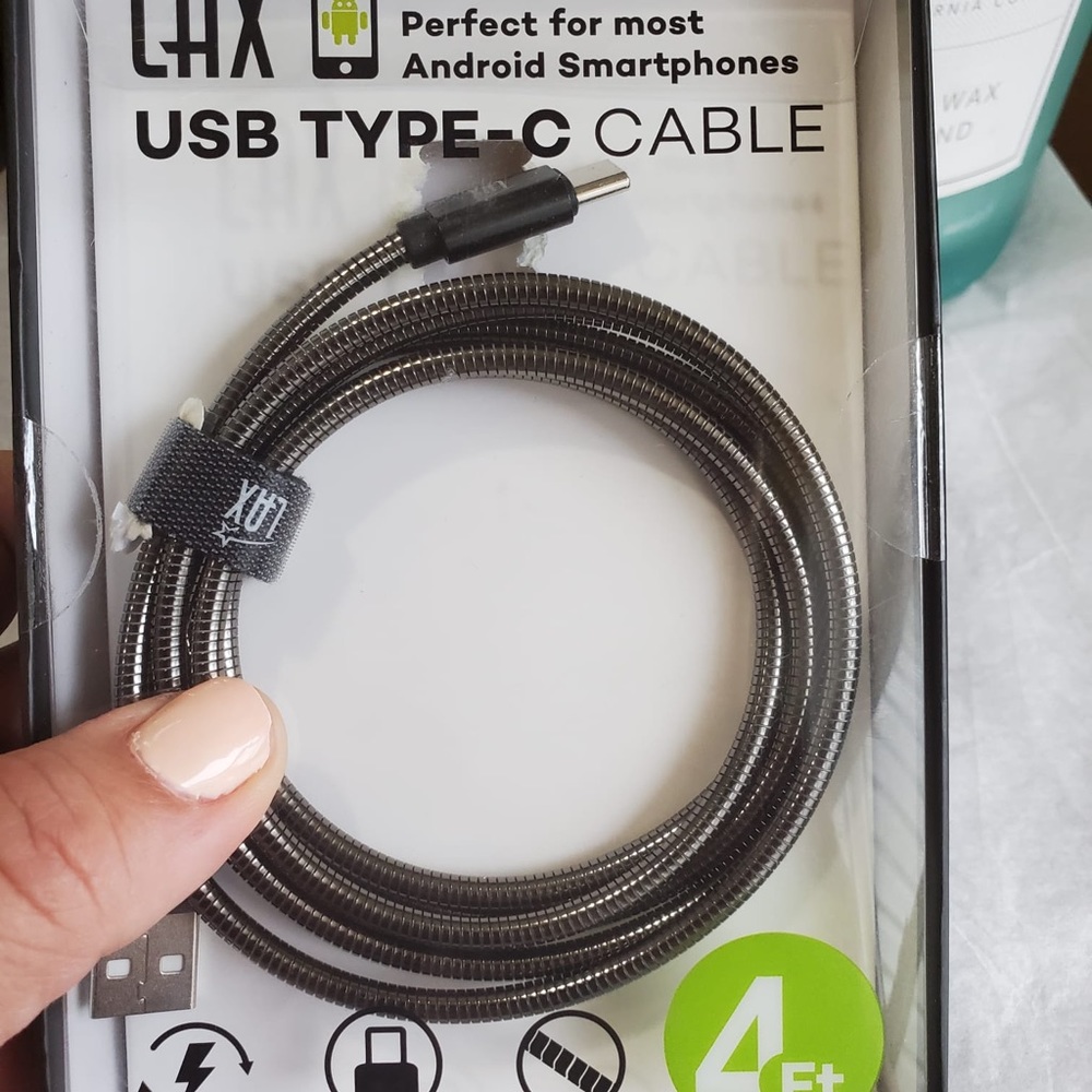 Android charger 4 feet long